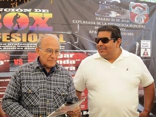 En Tzompantepec se realiza pesaje oficial de box profesional imagen 2