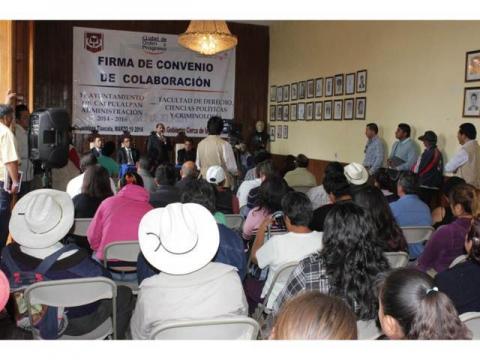 Firman convenio el H. Ayuntamiento de Calpulalpan y la UAT imagen 4