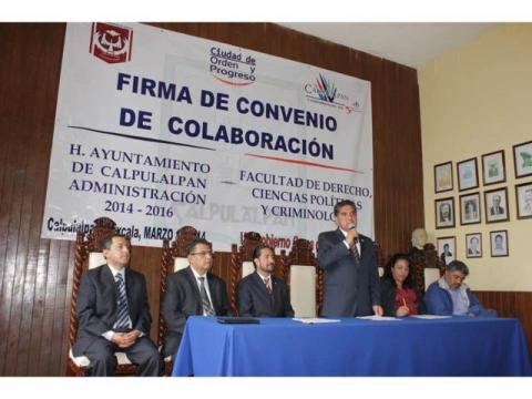 Firman convenio el H. Ayuntamiento de Calpulalpan y la UAT imagen 3