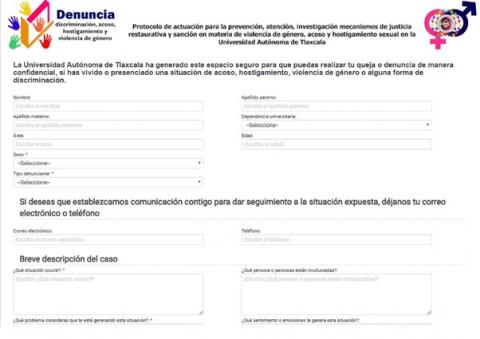La UATx implementa ventanilla para denuncia de violencia de género imagen 1