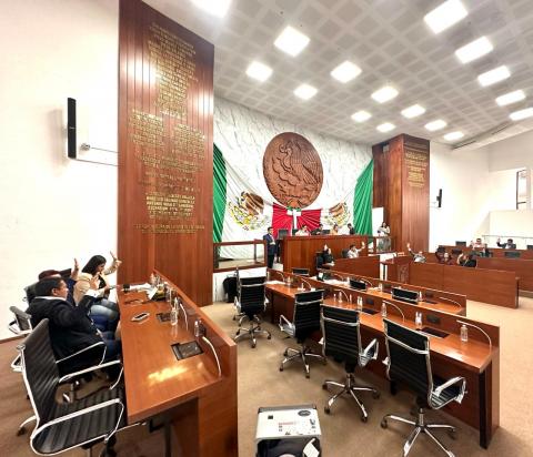 Aprueba LXIV Legislatura renuncia de la titular del Instituto de Estudios Legislativos