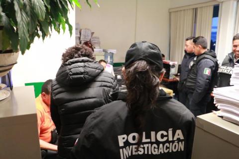 Recuperan instalaciones de SEPE-USET; la policía detuvo a 4