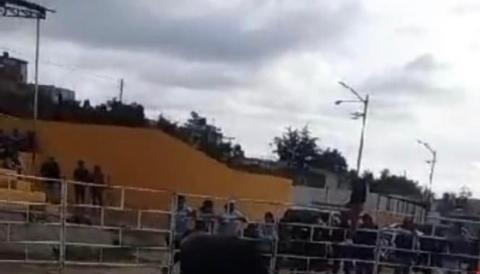 Muere joven por cornada durante encierro de vaquillas en Huamantla