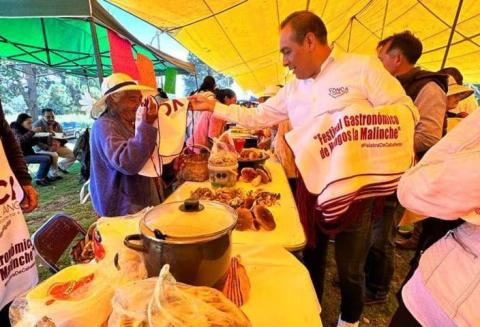 Reconoce Caballero Yonca a recolectores de hongos en la Malinche y la gastronomía