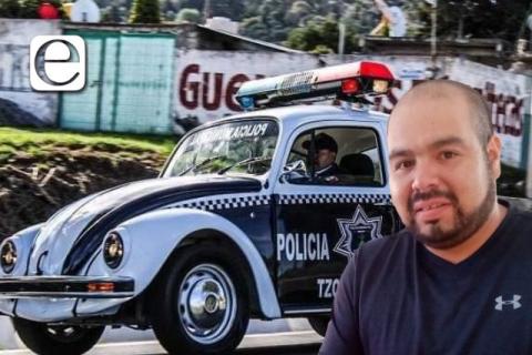 Se pitorrean de Vochopatrulla del alcalde copetón de Tzompantepec