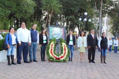 Rinden homenaje de la gesta heroica del castillo de Chapultepec en Tetla imagen 2