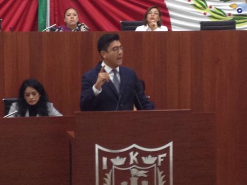 Hace berrinche Covarrubias, quería la Comisión de Finanzas