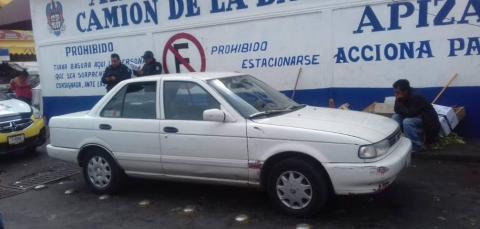 Recupera Policía de Apizaco vehículo con reporte de robo