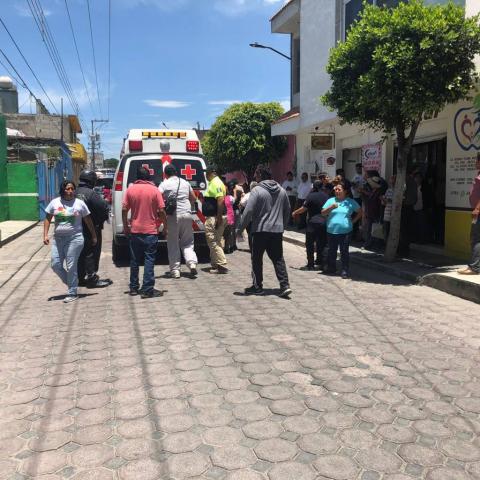 Protección Civil y policías del municipio apoyaron a lesionados por explosión imagen 1
