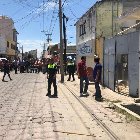 Protección Civil y policías del municipio apoyaron a lesionados por explosión imagen 2