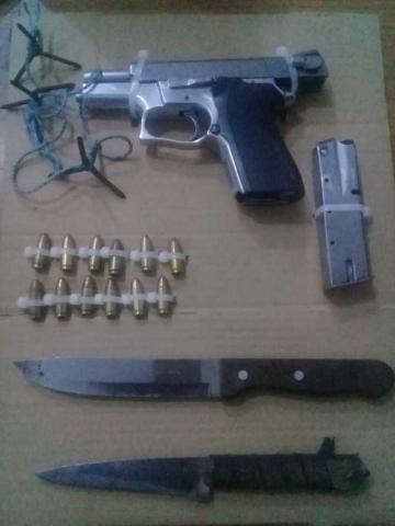 En operativo de vigilancia, asegura Policía de Apizaco a sujeto armado imagen 2
