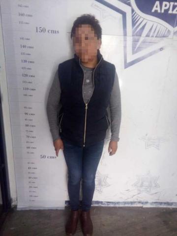 Asegura Policía de Apizaco a fardera reincidente