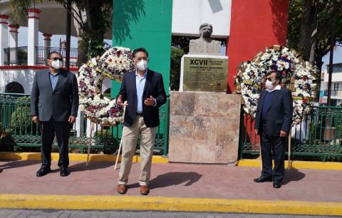 Rinden homenaje luctuoso a máximo rojas en Papalotla