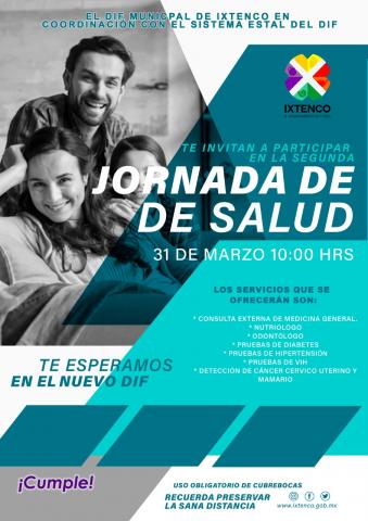 Llega la segunda jornada de salud a Ixtenco