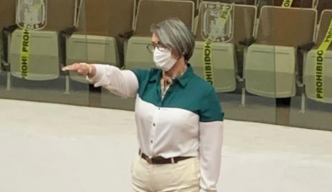 Jackeline Ordóñez Brasdefer la nombran presidenta de la CEDH de Tlaxcala