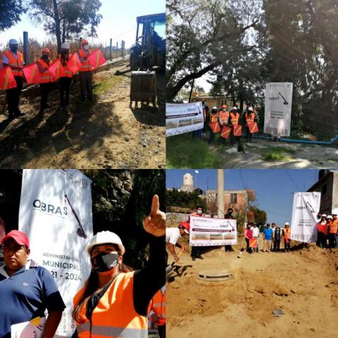 Inicia Nancy Cortés obra pública en zonas rezagadas de Amaxac