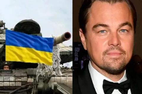 Leo DiCaprio se solidariza con el Ejército de Ucrania donando 10 mdd