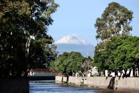 Cómo amaneció el volcán Popocatépetl este día visto desde Tlaxcala imagen 2