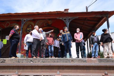 Trabaja Chiautempan para el rescate del patrimonio ferrocarrilero