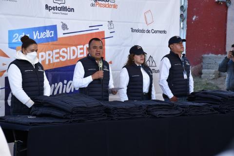 Transcurren con éxito las jornadas de apoyos sociales en Apetatitlán