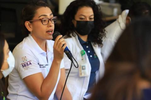 Conferencia de prensa de trabajadores de la salud de Tlaxcala imagen 5
