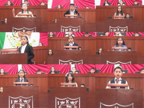En el Congreso del Estado, se desarrolló el Décimo Quinto Parlamento Infantil 2024 imagen 2