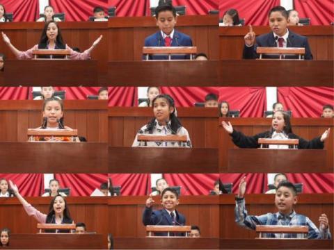 En el Congreso del Estado, se desarrolló el Décimo Quinto Parlamento Infantil 2024 imagen 3