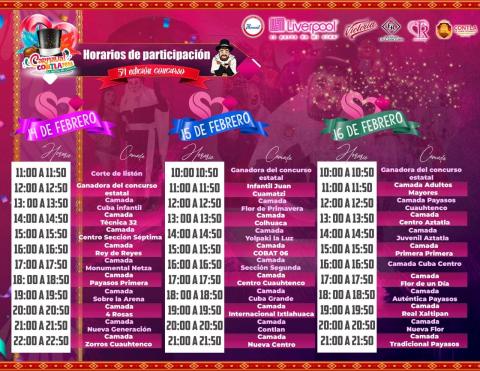 Con transparencia y tradición: Contla sortea horarios del Carnaval 2026