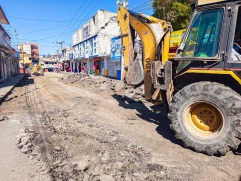 Alcaldesa Blanca Angulo continúa impulsado rehabilitación de calles en Chiautempan imagen 1