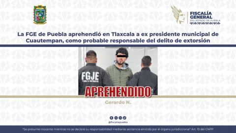 Una fichita resultó el alcalde poblano detenido en Tlaxcala