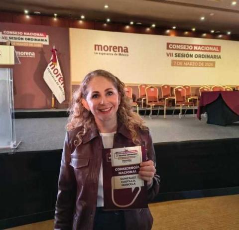 Marcela González participa en la VII Sesión Ordinaria del Consejo Nacional de Morena imagen 1