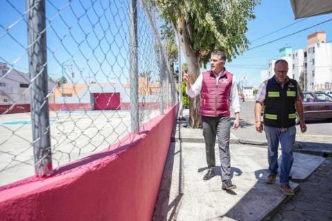 Supervisa Alcalde Alfonso Sánchez García trabajos de mejoramiento urbano en Tlapancalco imagen 5