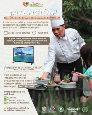 Invita turismo municipal a prestadores de servicios a reuniones de trabajo para fortalecer el sector