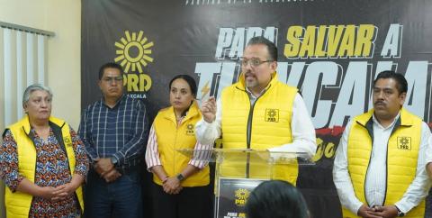 Exige PRD Tlaxcala resultados sin selectividad y aclaración de todos los casos pendientes