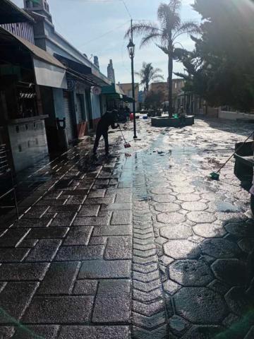 Brigadas de servicios municipales y CAPAMH alistan huamantla para Semana Santa imagen 7