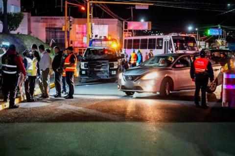 Con operativo de alcoholimetría la policía municipal cuida a las familias capitalinas