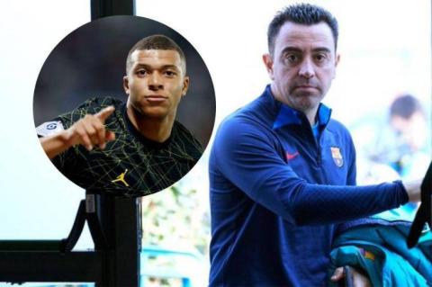 Xavi evita hablar sobre la salida de Mbappé del PSG