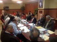 Imagen  participación de la Senadora Martha Palafox Gutiérrez en la  reunión de trabajo de la Comisión de Agricultura, Ganadería y Pesca con Legisladores miembros del Parlatino