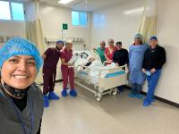Foto de segundo nacimiento de una bebé en el Hospital IMSS-Bienestar de Tlaxcala. Lic. Anselmo Cervantes Hernández