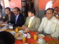 Destaca la presencia de Alejandro Sanchez Camacho, secretario general del PRD a nivel nacional e integrante de la Izquierda Democrática Nacional (IDN)